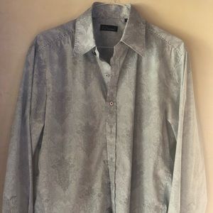 7 Diamonds Light Blue Shirt, Size XL